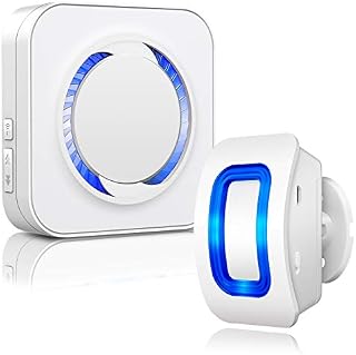 Motion Sensor Detector Chime Alert - BISTEE Wireless Motion Detector 500ft Range