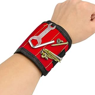 Accessotech Magnetic Wristband Hand Tool Kit Screw Storage Bracelet Holder