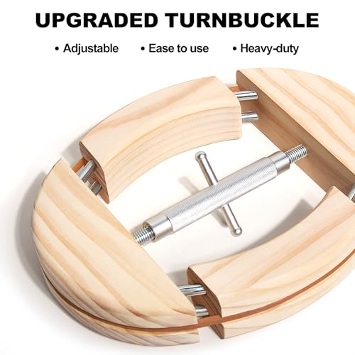 Image of 4 Way Hat Stretcher, Hat Stretcher for Fitted Hats, Heavy Duty Hats Shaper Extender w. Lever Wrench for Men All Kind of Caps