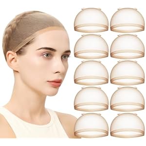 Teenitor HD Wig Cap, 20pcs Wig Cap Ultra Thin Wig Caps for Women, Wig Caps for Women HD Wig Caps, Wig Caps for Women Lace Front, Stocking Caps Wig Cap HD Caps for Wig Nude
