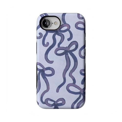 Casely iPhone 17e Case | Love Me Knot | Blue Bow | Bold Protective Design | Compatible with MagSafe