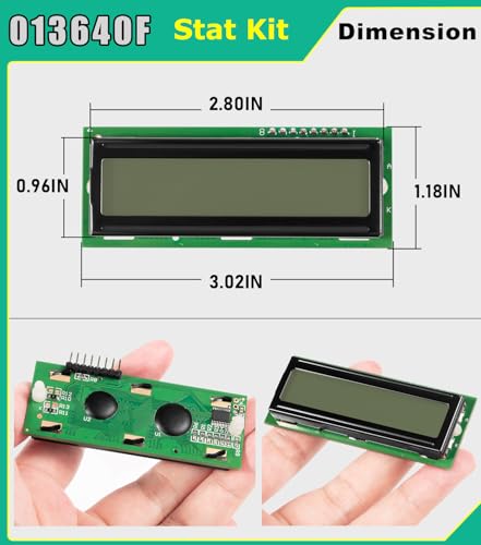 Camoo 013640F LCD Display Pool Stat Kit for Raypak RP 2100 Pool Heater Digital Pool Heater Models 185B 265B 335B 405B, Fits Circuit Board 013464F, for 601944 PC Board, RAY013640F - Thumbnail 7