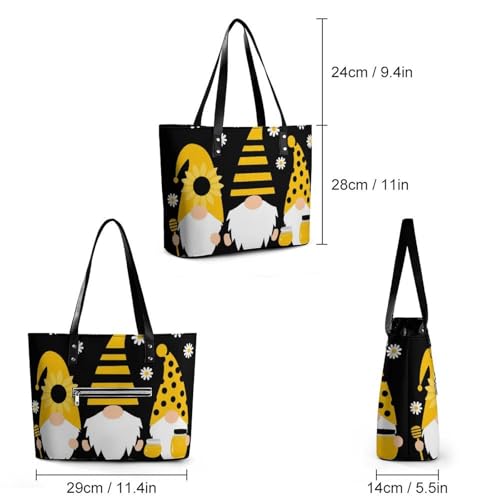 Bolso tipo satchel para mujer, casual y elegante, de cuero suave con cremallera, ideal para viaje miniatura 4