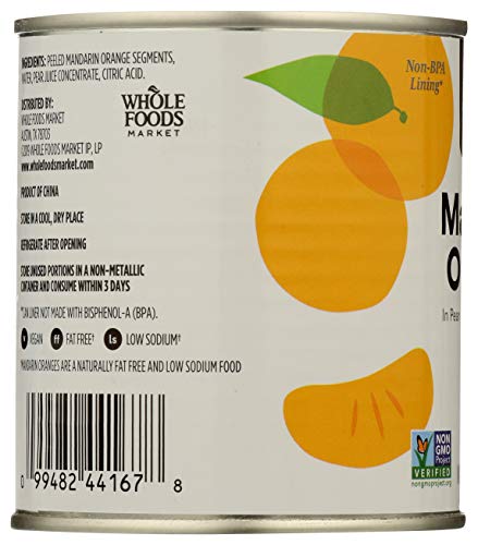 365 By Whole Foods Market, Oranges Mandarin, 10.5 Ounce #TOP3