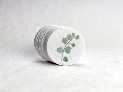 Set Of 20 Cute Seed Paper Circles 1.5