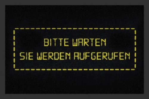 Fußmatte Sie werden aufgerufen