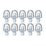Horton Show Show Store 10 STÜCKE Cargo Peitschen Oberflächenhalterung Ring Heftklinke Krawatte Down Ring Anhänger LKWs Pferdekästchen Bootseile Metall Befestigungsknopf