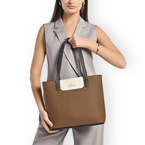 Image of Lavie Women's Colourblock Jossie Tote Bag | Tote Bag for Work | Ladies Purse | Stylish Shoulder Bag | Gift for Women
