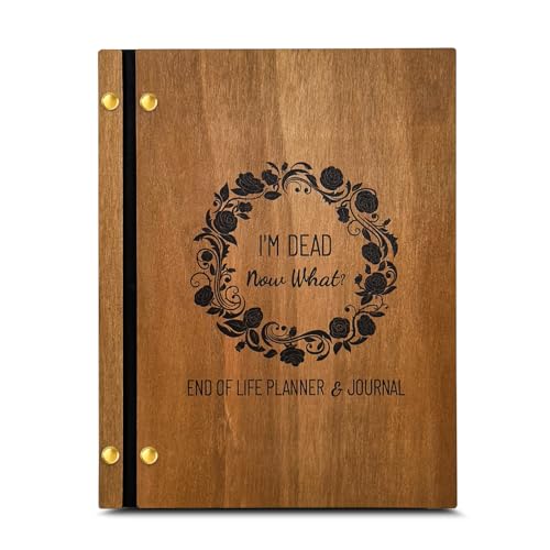 I'M Dead, End Of Life Planner, I'M Dead Now What Planner, End Of Life Planner Organizer Notebook, Guided Final Estate Arrangements, Funny End of Life Planner Organizer Binder for Possessions Affairs