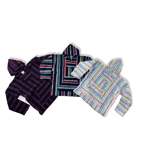 BAJA HOODIE WHOLESALE LOT OF 10 PIECES , SIZE 3XLARGE , ASSORTED COLORS ,PONCHO , HOODIE , BEACH HOODIE, SIZE XXXL MEASURES SOULDER TO WAIST 34