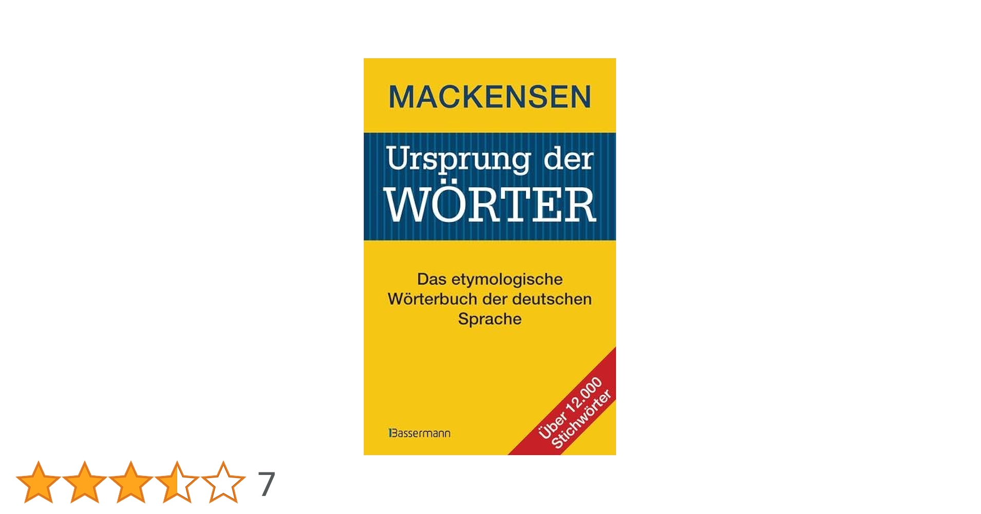 Ursprung der Wörter: Das etymologische Wörterbuch der