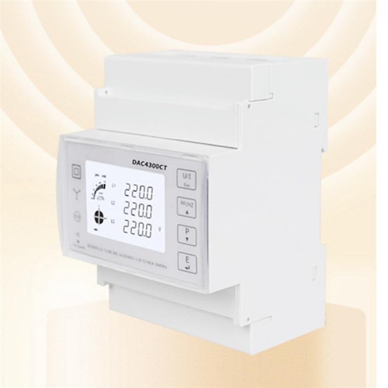 Wielofunkcyjny miernik energii LCD na szynę DIN Modbus RS485 45-65Hz trójfazowy czteroprzewodowy