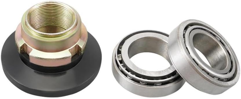 Fork Steering Stem Bearing Nut Kit Compatible with Z50 SS50 CL70 CT70 SL70 XL70 CL90 CT90 S65 S90 and Similar 50/70/90cc Models