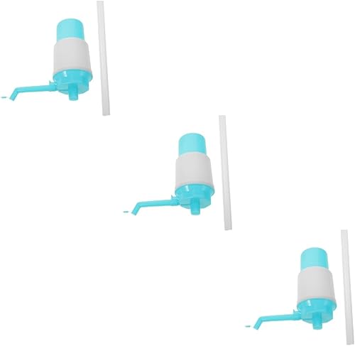 Miniatura 11 de jojofuny Bomba de absorción de agua a presión manual para botella de 1 galón, material Pp, fácil de llevar, beber saludable