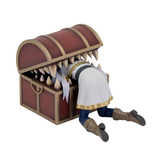 YLEAFUN Frieren Figurine manga coffre au trésor Monster Frieren Figurine d'action 10 cm Figurine de collection Décoration d'intérieur