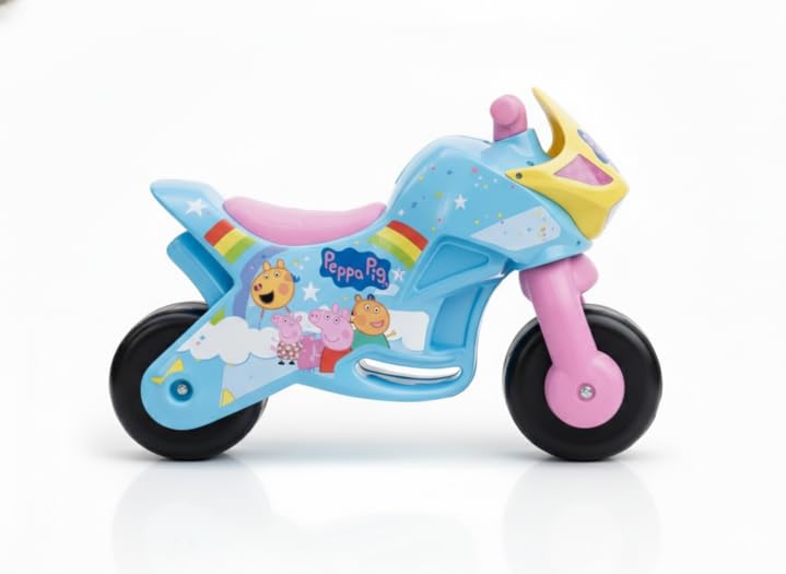 Image of Best Ride On Cars Peppa Pig Foot-to-Floor Motorbike for Kids Ages 2-6 | Officially Licensed Toddler Ride-On Toy with Wide Wheels, Lightweight Design & Stable Frame | Indoor /Outdoor Fun