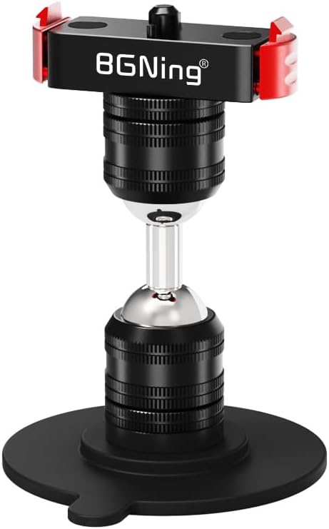 BGNing Aluminum Universal Camera Plate Holder with 1/4 Screw Hole Compatible with ACTION5 PRO HERO13 x4/OSMO 360 (SET4-B)