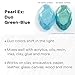 Jacquard Pearl Ex Pigment Powder 0.5 oz Duo Blue/Green - Loose Mica Powder for Epoxy Resin, Watercolors, Calligraphy Ink & Clay - Epoxy Pigment Powder - Epoxy Resin Color
