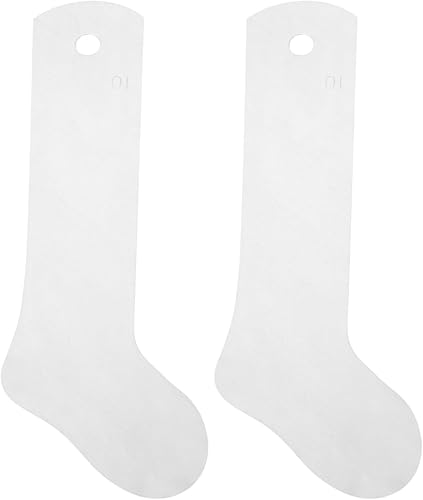 2 unids calcetines de metal prensa calor calcetines estilo hockey calcetines de aluminio tinte sublimación impresión calcetines plantillas DIY