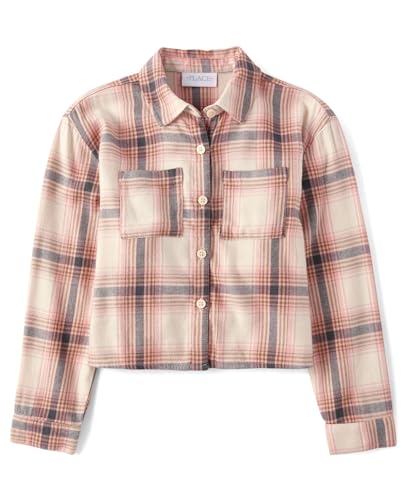 10 Best Girls Gingham Shirts That Are Perfect for Any Occasion 1 The Children's Place Girls Long Sleeve Plaid Button Up Shirt