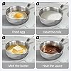 Kloahmo 18/10stainless steel butter warmer, 13.5 fl oz(400 ml) coffee/milk warmer, mini saucepan, egg pan, chocolate melter,ideal for seafood butter warmers suitable for induction and gas stoves #2