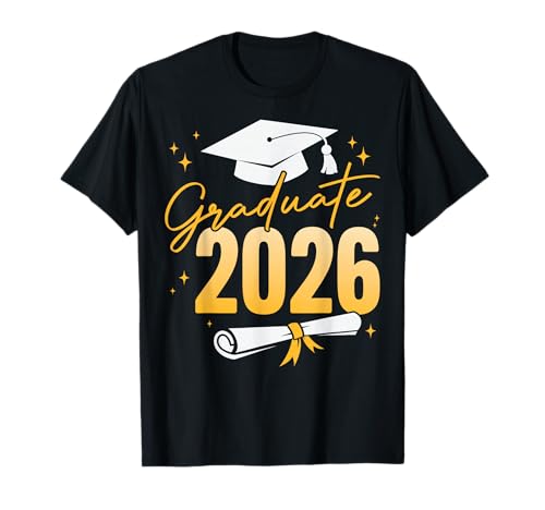 Graduate Class of 2026 Done Graduation Senior Grad Student T-Shirt