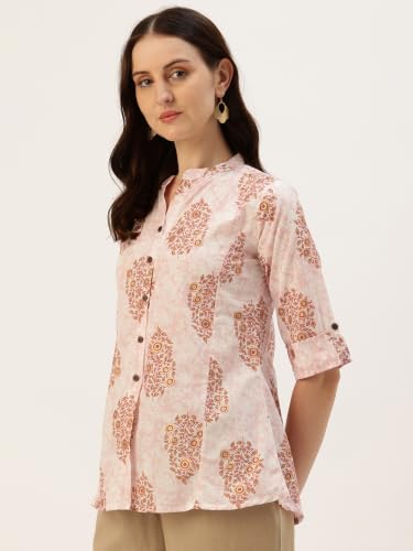 Image of Printed Mandarin Shirt - Casual & Chic (S-3XL)