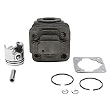  CYBERK Kit de pistón de Cilindro Set Dia 36mm Sea Compatible con 1E36F-5B Sea Compatible con MTD Smart BC 33 Desbrozadora Cortadora de césped
