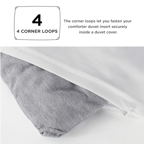 Image of Bedsure Twin /Twin XL Comforter Set - Dark Grey Soft Bedding for All Seasons, Cationic Dyed Bed Set, 2 Pieces, 1 Twin Size Comforter (68 inchx88 inch) and 1 Pillow Sham (20 inchx26 inch+2 inch)