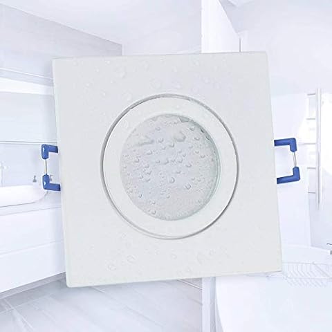 Downlight LED blanco angular 5 vatios IP44 Cover