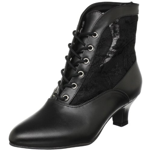 Pleaser Dame05/b/pu, Damen Kurzschaft Stiefel, Schwarz (Black), 41 EU (8...