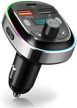 Émetteur FM Bluetooth 5.3 Pour Voiture Avec Charge Rapide PD 30W QC3.0 - Mains Libres & USB