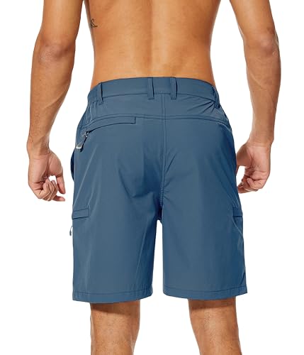 NATUVENIX Hiking Shorts Men, Quick-Dry Fishing Shorts for Men Lightweight Stretch Work Shorts Causal Travel2