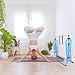 Peakpath Foldable Gymnastics Bar for Kids, Adjustable Height 3-5ft, 330lbs Weight Capacity, Professional Junior Training Equipment for Home, Ideal for Girls & Boys Birthday Gift