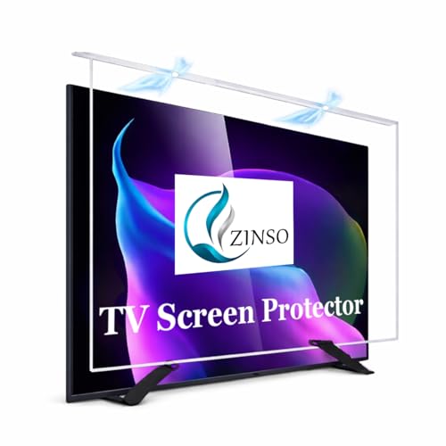43 Inch 3.5mm Acrylic TV Screen Guard | 9H Hardness | Scratch & Splash Resistant | ISO Certified Protection with Ultra HD Clarity