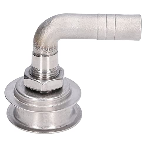 Fuel Vent Accessory, Fuel Vent 90 Degree M16 Ventilation Valve 316 Stainless Steel Replacement for Marine, Deck Hardware