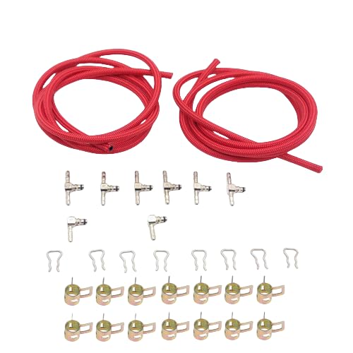 Red Fuel Injector Return Line Rail Kit for 2004.5–2010 Duramax LLY, LBZ & LMM Diesel - Image 6