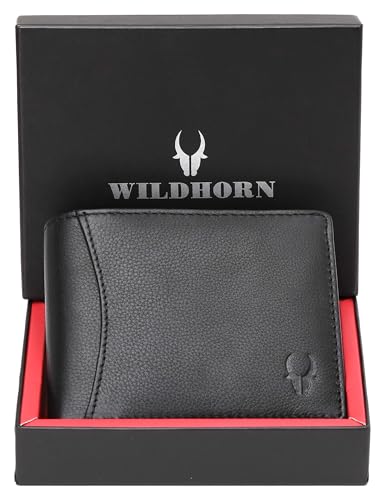 Image of WildHorn RFID Protected Leather Wallet for Men