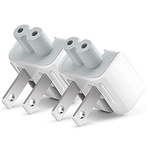 Mac AC Power Adapter Plug Duck Head US Wall Charger AC Cord US Standard Duck Head Compatible with Mac Book/Mac iBook/iPhone/iPad/iPod AC Power Adapter Brick
