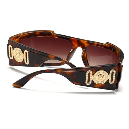 Fashion Men and Women Modern Retro Square Frame Sunglasses Style Street Photography Sunglasses4