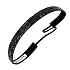 Sweaty Bands Womens Girls Headband - Non-Slip, Velvet-Lined Jeweled Hairband - Bling It Always in Style Black 5/8-Inch