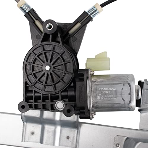 Image of TRQ Rear Left Power Window Regulator & Motor Assembly Drivers Side Compatible with 2004-2008 Pontiac Grand Prix
