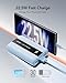 VRURC Power Bank,Small Portable Charger 20000mAh,22.5W Fast Charging, Compact Travel Essential Battery Pack with LED Display, 4 Outputs Compatible with iPhone 16/15/14/13, Samsung, Android,etc-Blue