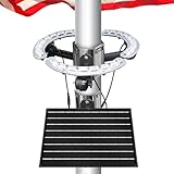 RAYSLIT Solar Flag Pole Light 3300 Lumens Flagpole...