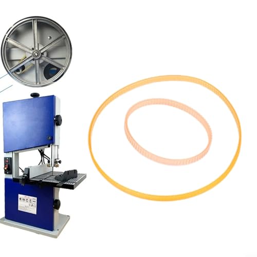 PETSTIBLE Courroie d'entraînement Nervurée pour Moteur de Scie à Ruban, convient pour scie à ruban de 30,5 cm, circonférence de 620 mm, 10 mm (620 mm pour 30,5 cm)