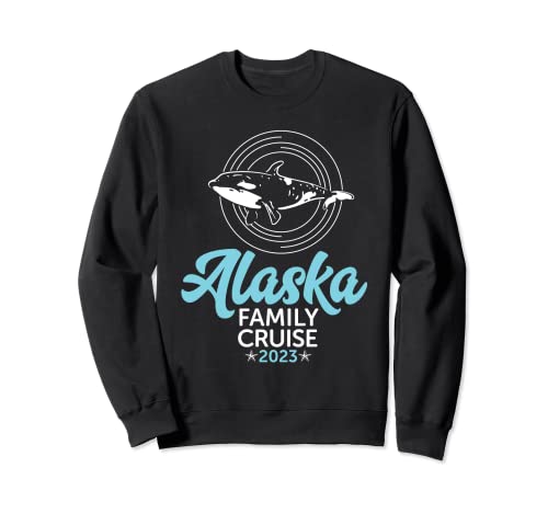 Killer Whale Orcas Matching Family Alaska Cruise 2023 Felpa
