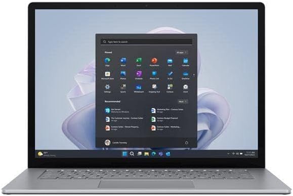 Microsoft Surface Laptop 5 15" Touchscreen Notebook - 2496 x 1664 - Intel Core i7 12th Gen i7-1265U - Intel Evo Platform - 8 GB Total RAM - 256 GB SSD - Platinum