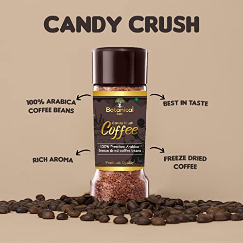 Image of Botanical sage- Candy Crush instant coffee | 100% Arabica freeze dried | Flavored coffee | 100g