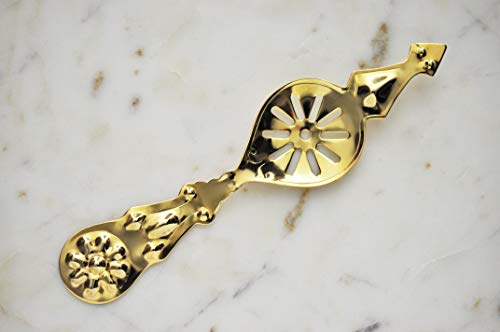 Cuillère à Absinthe La Fleur, Plaqué Or par Bonnecaze Absinthe & Home et 10 Cubes de Sucre