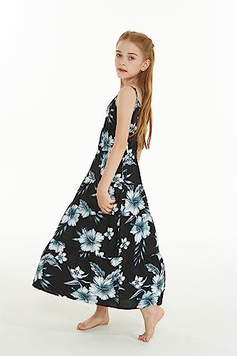 Image of Hawaii Hangover Family Matching Hawaiian Clothes, Midnight Bloom | Family matching Hawaiian outfits, Midnight Bloom, lightweight rayon, machine washable, tropical floral print, luaus, cruises